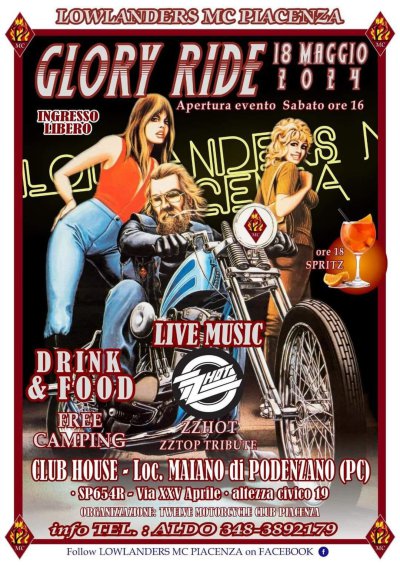 Locandina evento Glory ride