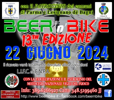 Locandina evento Beer'n'Bike 2024