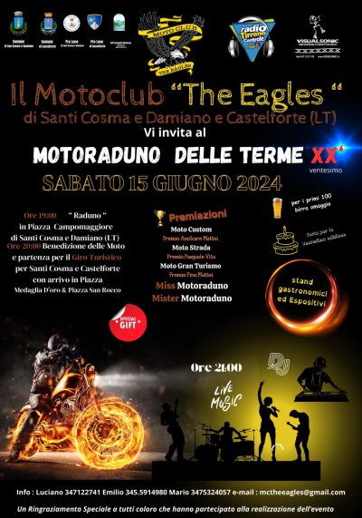 Locandina evento Motoraduno delle Terme 