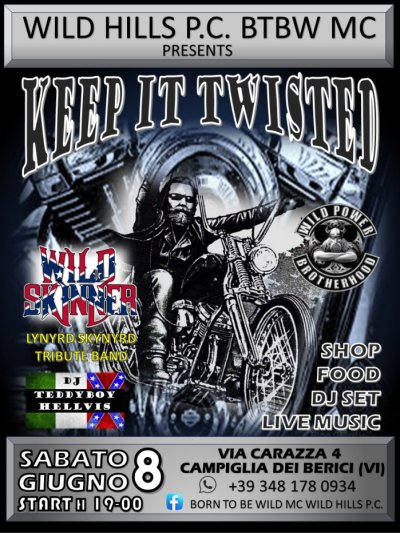 Locandina evento KEEP IT TWISTED