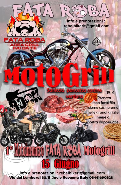 Locandina evento motogrigliata