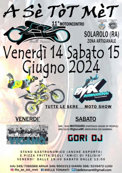 Locandina evento A SÈ TÒT MÈT