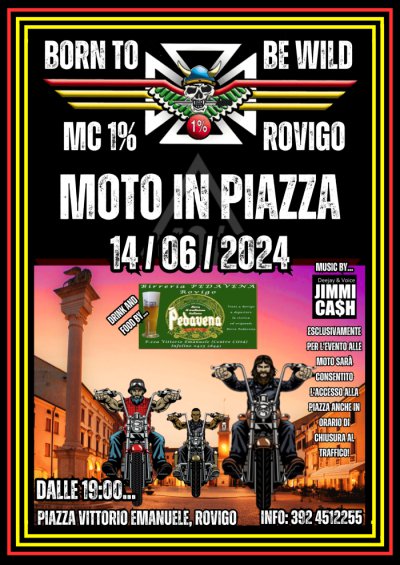 Locandina evento MOTO IN PIAZZA