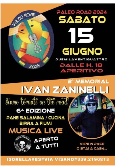 Locandina evento 6° PALEO ROAD 2024
