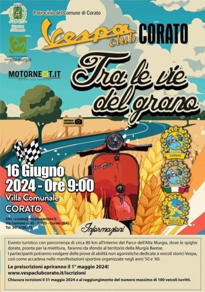 Locandina evento TRA LE VIE DEL GRANA