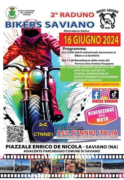 Locandina evento 2° MOTORADUNO BIKERS SAVIANO