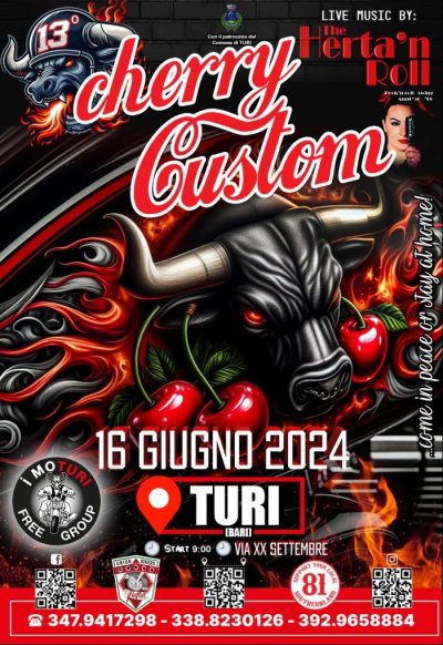 Locandina evento 13º CHERRY CUSTOM