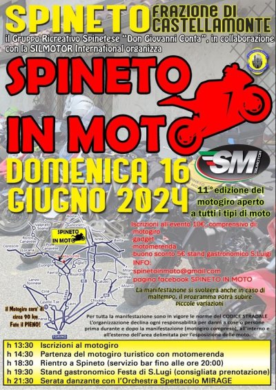 Locandina evento SPINETO IN MOTO 2024