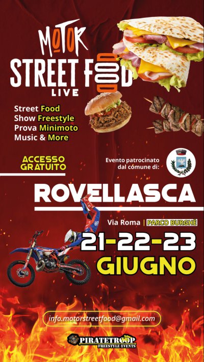 Locandina evento MOTOR STREET FOOD - 2^ TAPPA