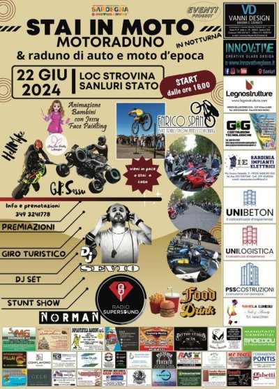 Locandina evento STAI IN MOTO
