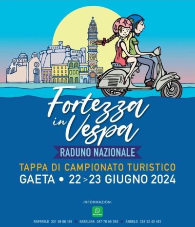 Locandina evento FORTEZZA IN VESPA