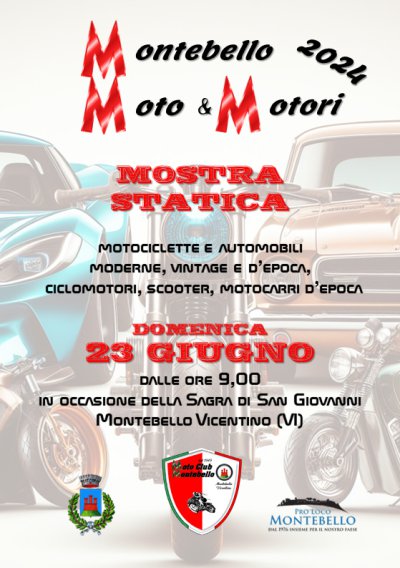 Locandina evento MONTEBELLO MOTO E MOTORI