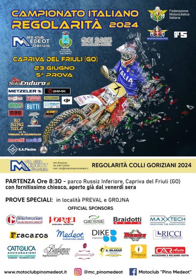 Locandina evento REGOLARITA COLLI GORIZIANI 2024