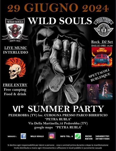 Locandina evento VI Summer Party