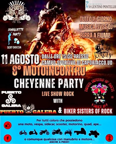Locandina evento 8° CHEYENNE PARTY