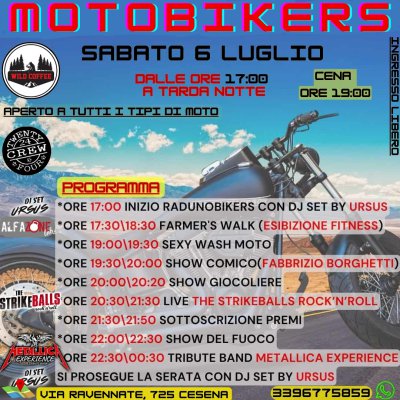 Locandina evento MOTOBIKERS 2024