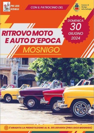 Locandina evento RITROVO A MOSNIGO