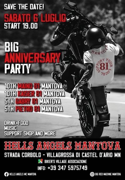 Locandina evento BIG ANNIVERSARY PARTY