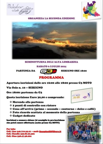 Locandina evento SEMINOTTURNA DELL'ALTA LOMBARDIA