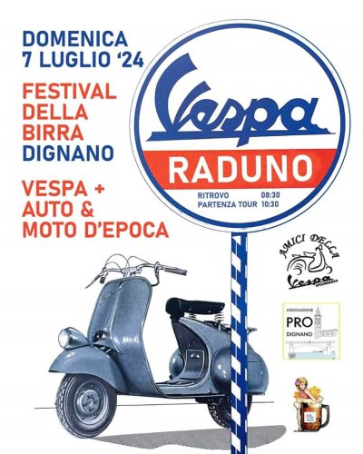 Locandina evento VESPA RADUNO 
