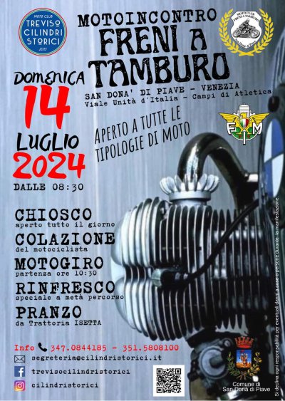 Locandina evento FRENI A TAMBURO