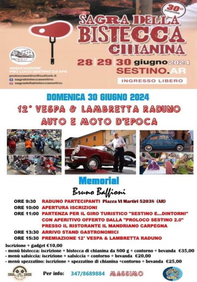 Locandina evento MEMORIAL BRUNO BAFFIONI