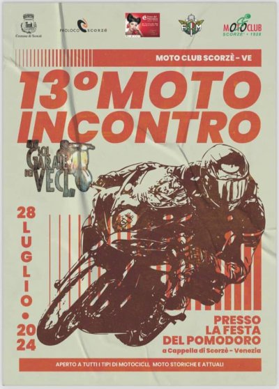 Locandina evento 13° MOTOINCONTRO 