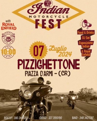 Locandina evento INDIAN MOTORCYCLE FEST