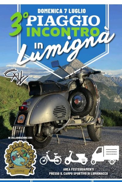 Locandina evento 3° PIAGGIO INCONTRO IN LUMIGNA'