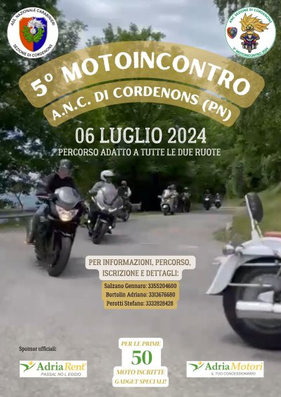 Locandina evento 5° MOTOINCONTRO ANC