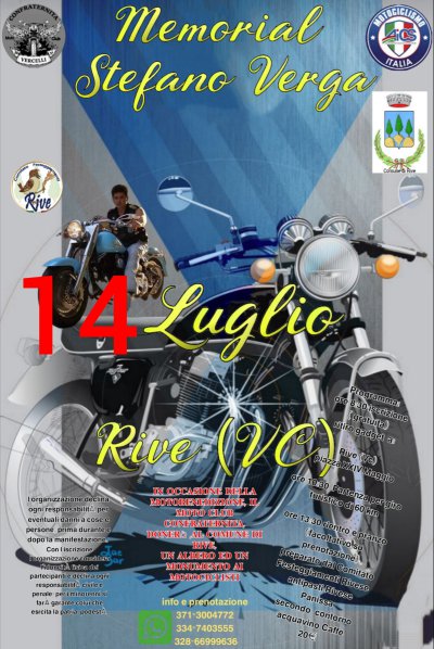 Locandina evento Memorial Stefano Verga