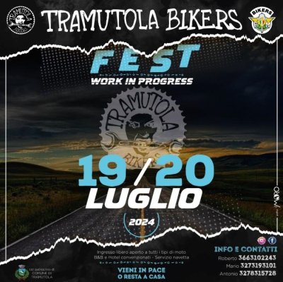 Locandina evento TRAMUTOLA BIKERS FEST