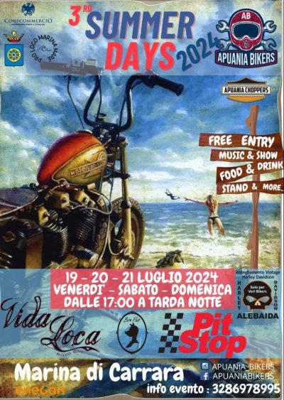 Locandina evento 3° SUMMER DAYS