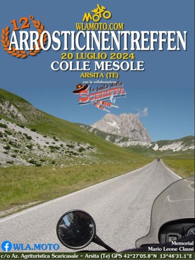 Locandina evento 12° ARROSTICINEN TREFFEN 2024