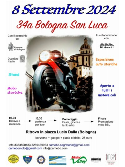 Locandina evento 34° Bologna San Luca