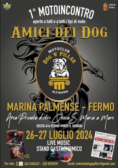 Locandina evento 1° MOTOINCONTRO AMICI DEI DOG