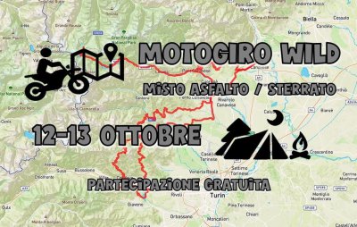 Locandina evento MOTOGIRO NIVOLET , TRA IL SACRO ED IL PROFANO