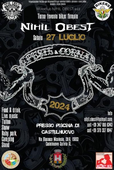 Locandina evento PESTE & CORNA
