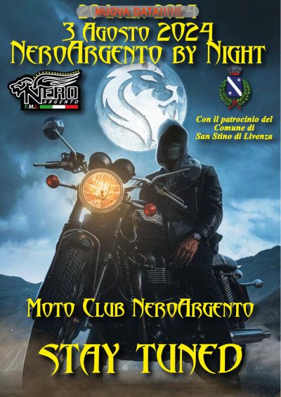 Locandina evento Motogiro Notturno 2024