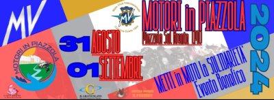 Locandina evento MOTORI IN PIAZZA 2024