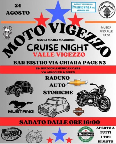Locandina evento CRUISE NIGHT