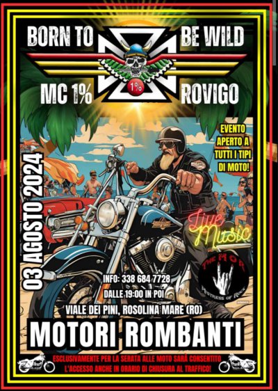 Locandina evento MOTORI ROMBANTI