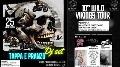 Locandina evento 10 WILD VIKINGS TOUR