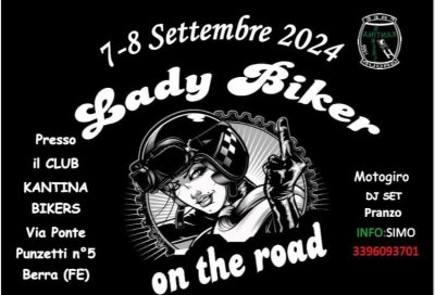 Locandina evento LADY BIKER ON THE ROAD