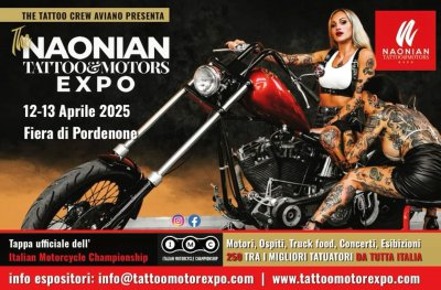 Locandina evento NAONIAN TATOO & MOTORS EXPO