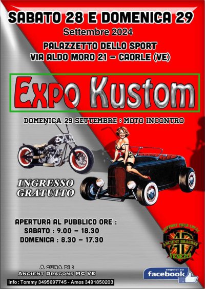 Locandina evento EXPO KUSTOM
