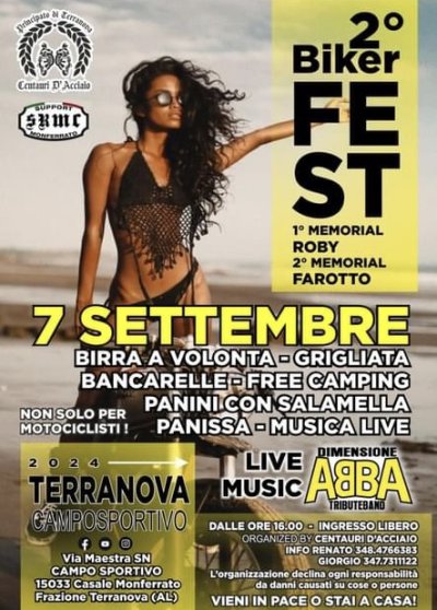 Locandina evento 2^ BIKER FEST
