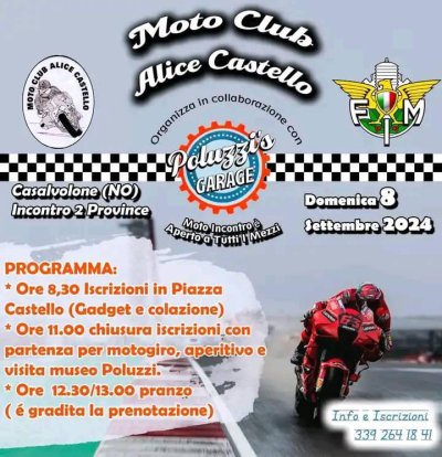 Locandina evento Motoincontro