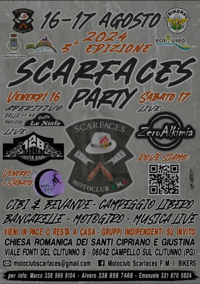 Locandina evento 3°Scarfaces Party