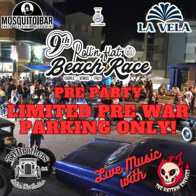 Locandina evento BEACH RACE PRE PARTY